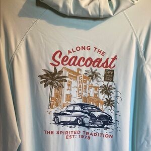 Chaps Mint Green Graphic Hoodie